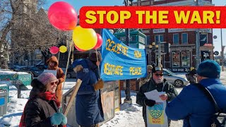 Stop the War!
Winnipeg, Feb. 25, 2023 Joining with peace groups across Canada and around the world, Peace Alliance Winnipeg marked the first anniversary of the war in Ukraine with an information picket in Winnipegs Osborne Village.
More information: https://peacealliancewinnieg.ca
Videography: Paul S. Graham, https://paulsgraham.ca Stop the War!