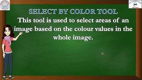 SELECT BY COLOR TOOL,FUZZY SELECT TOOL,SCISSORS TOOL - GIMP BPDAV