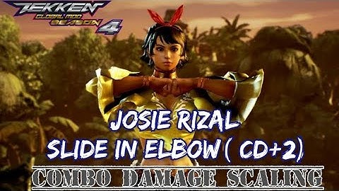 TEKKEN GLOBAL MOD S4: JOSIE RIZAL SLIDE n