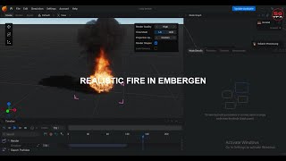 How to create realistic fire in EmberGen | EmberGen | SG VFX
