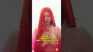 Jennie's Fashions For "Ruby" Album Trailer #jennie #ruby #kpop