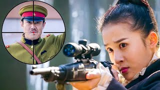 [Sniper Movie] A female sniper occupied the high ground and killed 50 Japanese soldiers in a row!
