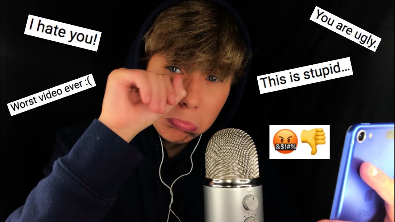 Reading HATE Comments in ASMR