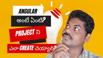 Angular Crash Course In Telugu From Scratch Part-1 Introduction #angular  #VenkateshMogili #WebGuru