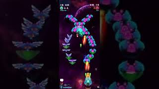 1 vs 1 PvP (New) Close game only lost by a second with full lives - Galaxy Attack Alien Shooter screenshot 1
