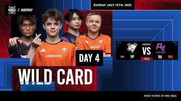 🔴 LIVE | WILD CARD DAY 4 | MLBB MSC at EWC 2025 | (ENG)