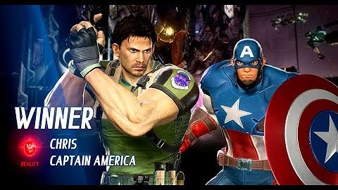 MVCI Arcade Battle with Chris and Captain America