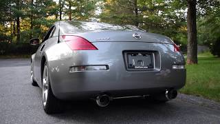 Nissan 350Z Exhaust Before After Invidia N1