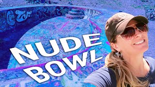 Jeeping to THE NUDE BOWL Skate Pool (Abandoned Nudist Colony) // Travel Snacks