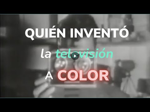 Video: ¿Cuándo se inventó la televisión en color?