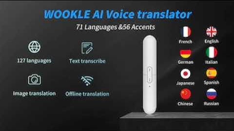 WOOKLE: Finger-sized AI Voice translator for 127 languages