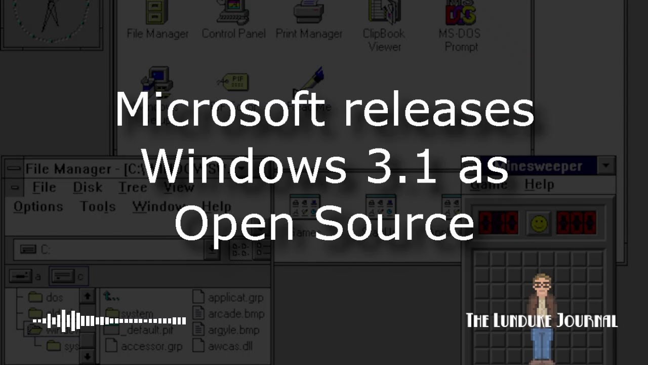 Microsoft releases Windows 3.1 as Open Source