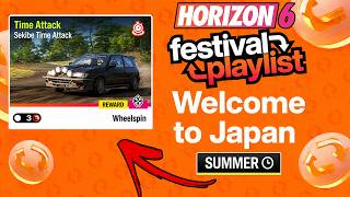 How To Easily Win The Sekibe Time Attack Festival Playlist In Forza Horizon 6!