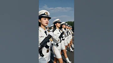Chinese Etiquette Female Soldiers 