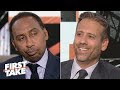 Stephen A. gets annoyed with Max Kellerman saying the Browns are Super Bowl contenders | First Take