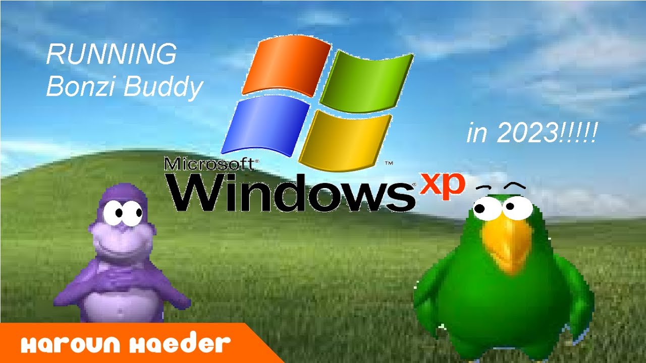 Running BonziBuddy in Windows XP in 2020 