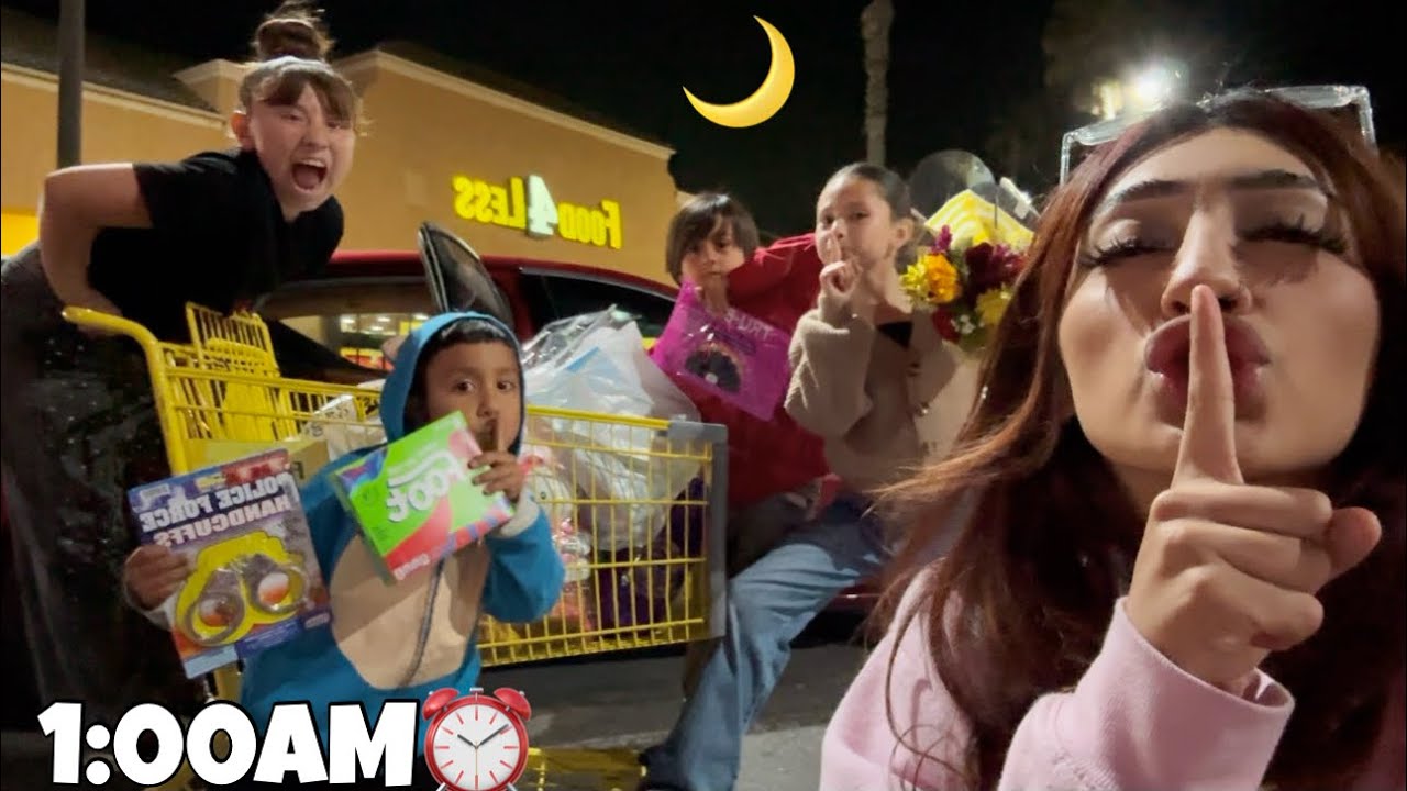 Я вывел маленьких детей из дома в час ночи, чтобы купить перекус.