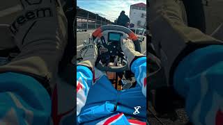 HOW TO START MY OK-JUNIOR GO KART🔴👌🏼 #asmr #racing