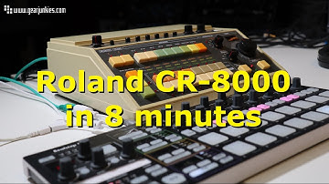 Roland CR- 8000 with Tubbutec niPulse in 8 minutes