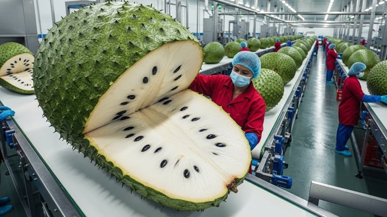 How Soursop Is Processed – From Tropical Farming to Industrial Production