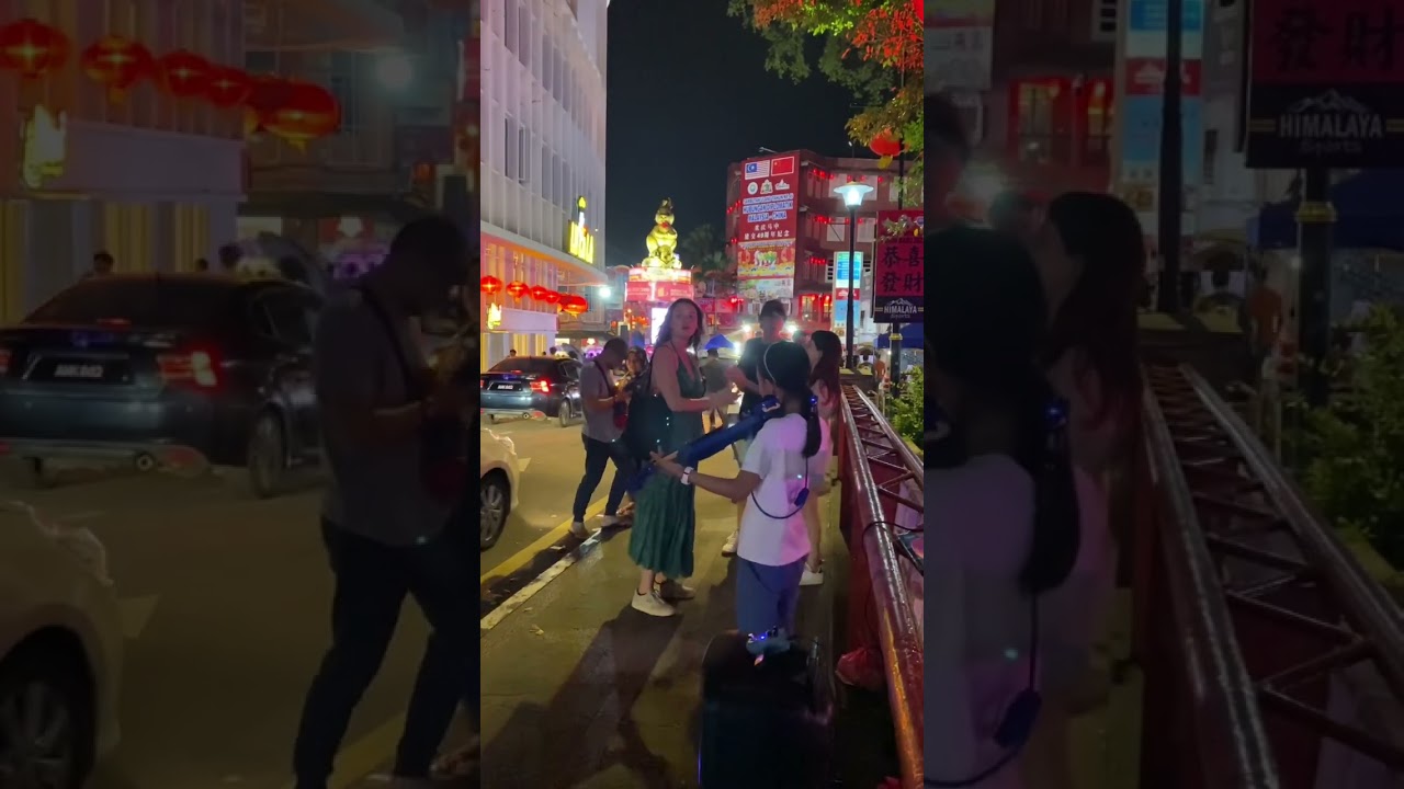 Memories by Maroon 5 | Street Violin Performance at Jonker Walk Melaka near HardRock Cafe 