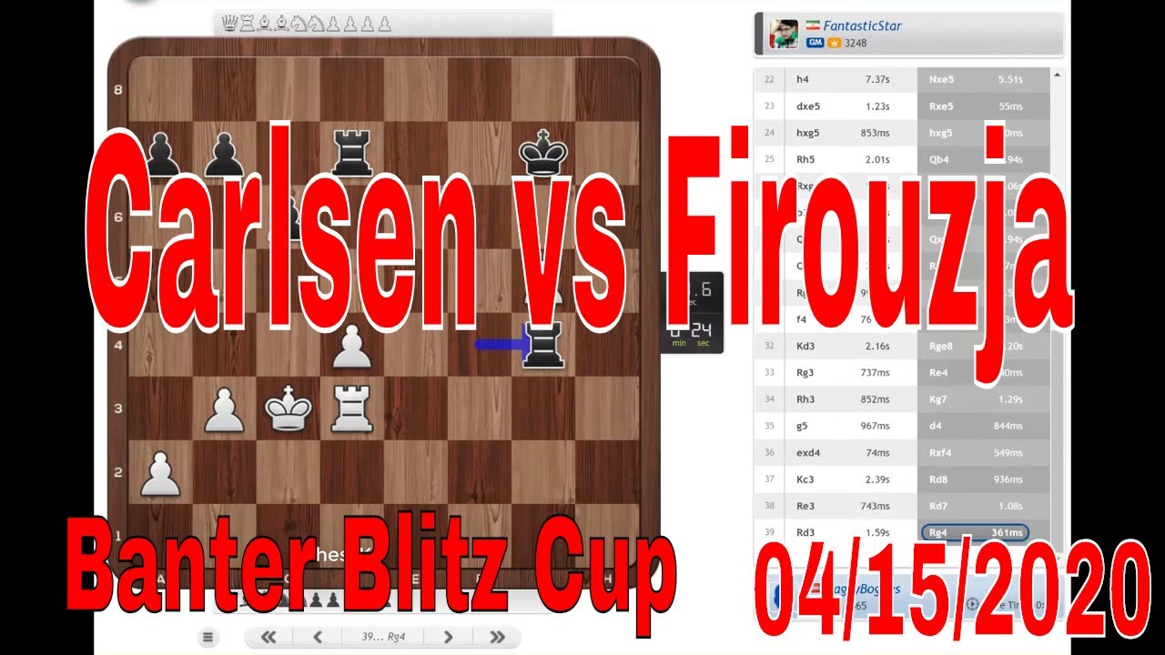 Iranian teen Alireza Firouzja stuns Magnus Carlsen in Banter Chess final