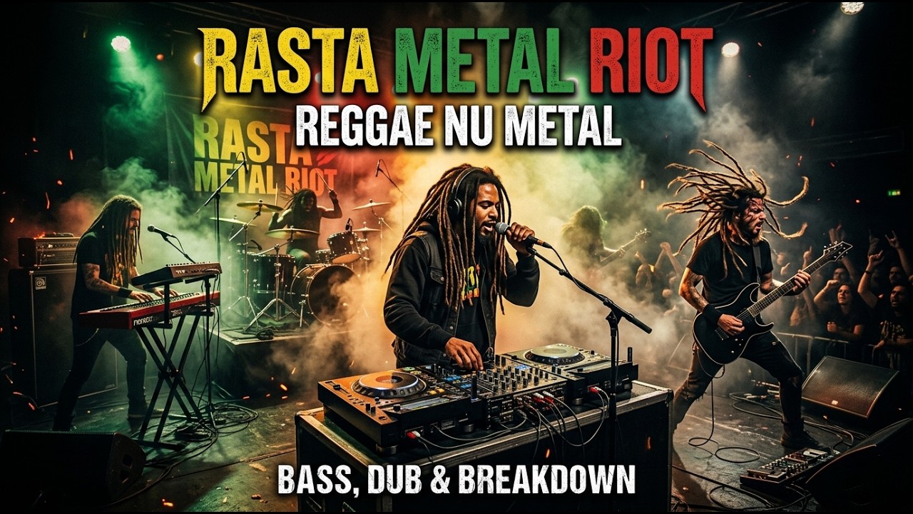 Raw Riffs & Deep Bass 🎸 Reggae Nu Metal Sound #numetal #reggae - YouTube