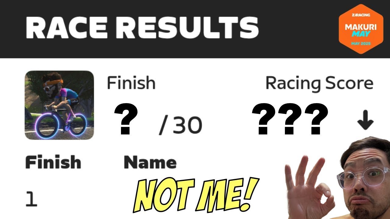 Sandbagging My Zwift Racing Score - YouTube