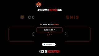 I Created a Satisfying Interactive Particle UI with Zero Libraries! #shorts #shortsfeed #webdev