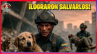 Los perros más valientes rescatados del terremoto en Venezuela