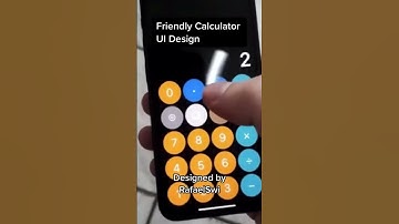 UX Design memes - Friendly Calculator UI Design Inspiration.