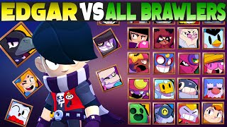 Edgar Vs All Brawlers 1Vs1 Winning & Losing Battle