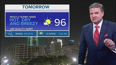 DFW weather: A look at your 14-day forecast as temps level out in 90s to begin week