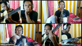 anjaaaaaay mantap dan keren colaborasi collage vs saxophone cover pemuda idaman