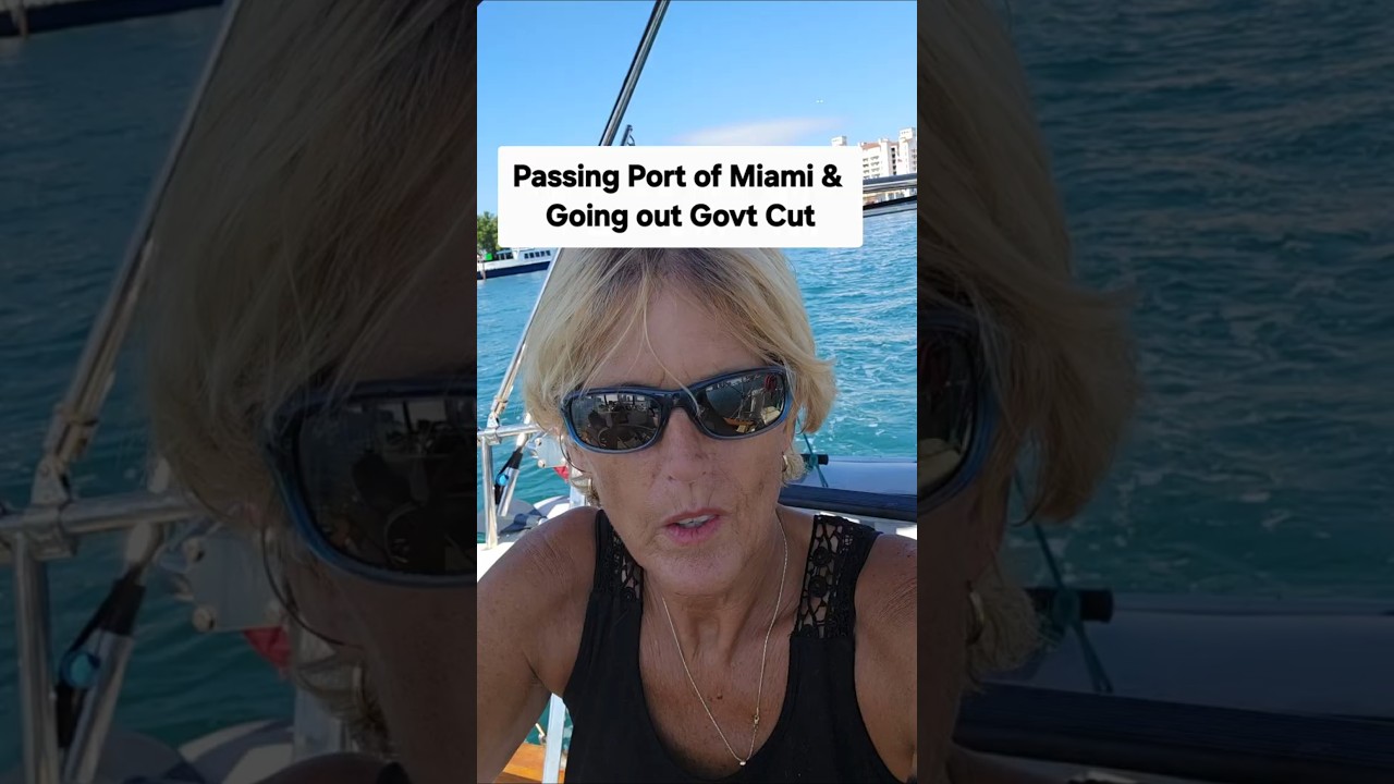 ⁣Sailing from Miami to Ft Lauderdale