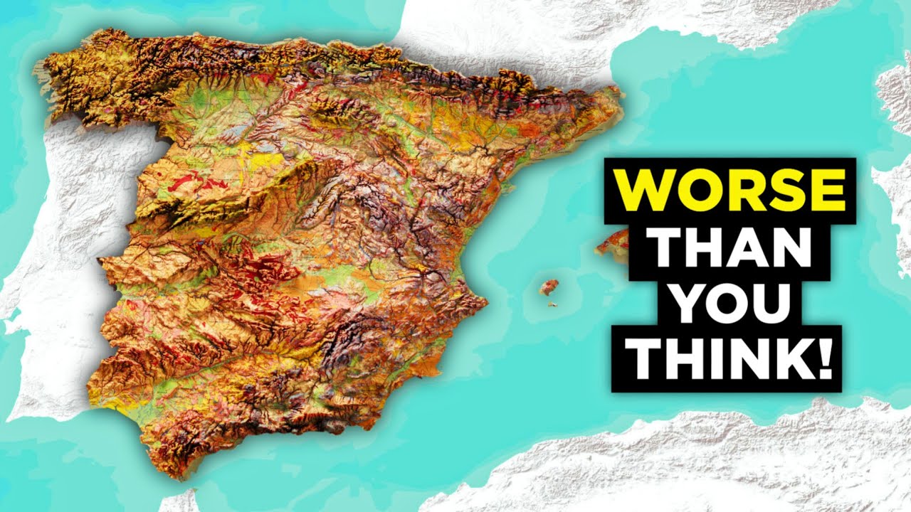 Почему географию Испании действительно сложно понять!