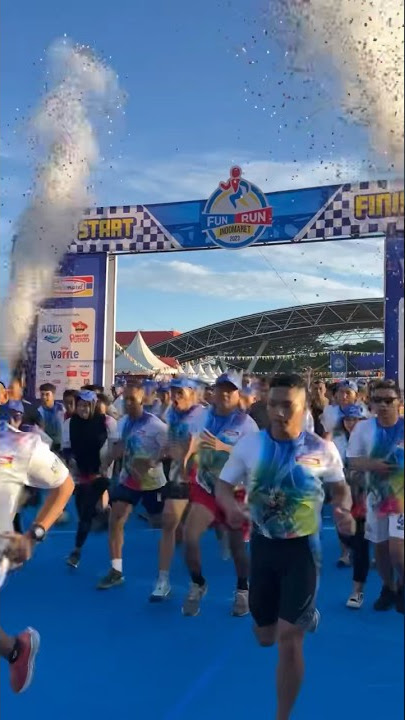 MAKASSAR! kalian luar biasaa~ #shorts #indomaret #funrunindomaret2023
