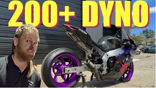 Zx 10r HUGE horsepower on the Dyno, Moore Mafia vs EJR Ecu flash
