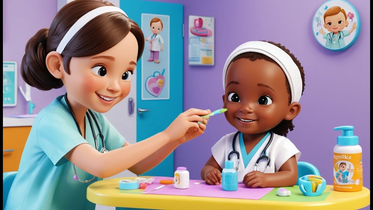 Toca Life Baby Doctor Dropped the Stethos AV1 | Kids Songs & Nursery Rhymes