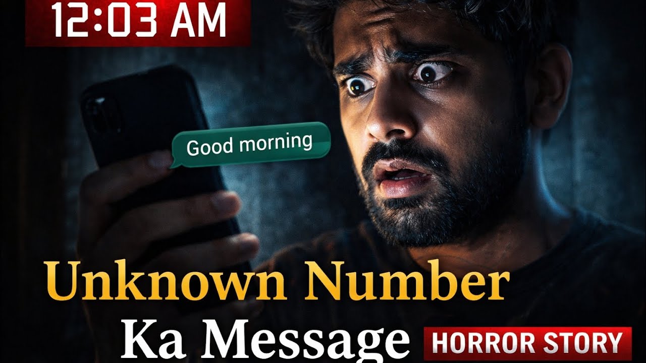 Unknown number ka ak message |True horror story" 