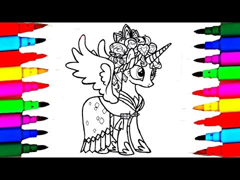 Desenho de Princesa Celestia para Colorir - Colorir.com