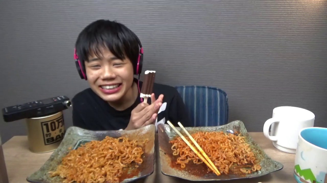 （ASMR）激辛焼きそばを食べる音（咀嚼音注意）