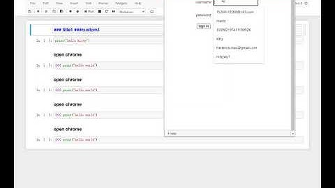 Jupyter Notebook code snippet chrome extension introduce