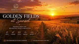Golden Fields at Sunset | Peaceful Acoustic Music for Relaxation, Focus & Reflection