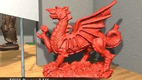 GLT and Hybrid surface reconstruction methods results