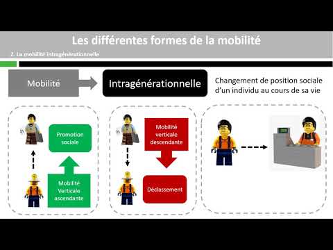 Vidéo: Différence Entre La Mobilité Horizontale Et Verticale