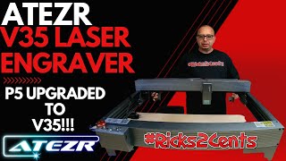 Atezr V35 35 Watt Diode Laser Engraver | P5 Laser Upgraded to V35