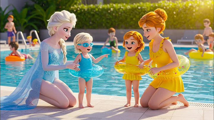 🆕🎀 First Splash of Love – Elsa & Anna’s Daughters Take Their First Swim With Their Moms | Frozen