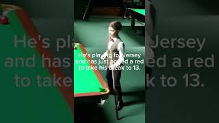 Super Talented 10 Year Old - Archie Greier Makes A High Match Break For Jersey Against Guernsey