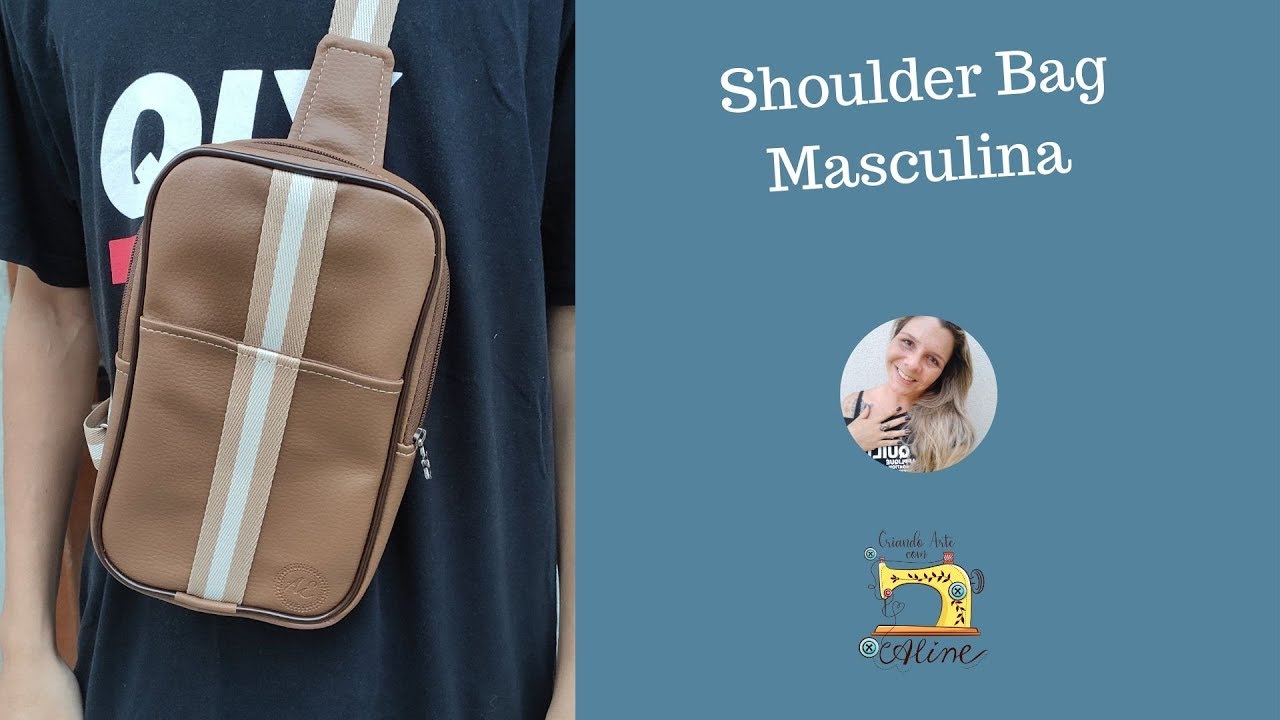 Shoulder Bag Masculina - Ganhe dinheiro no dia dos pais e o ano inteiro!